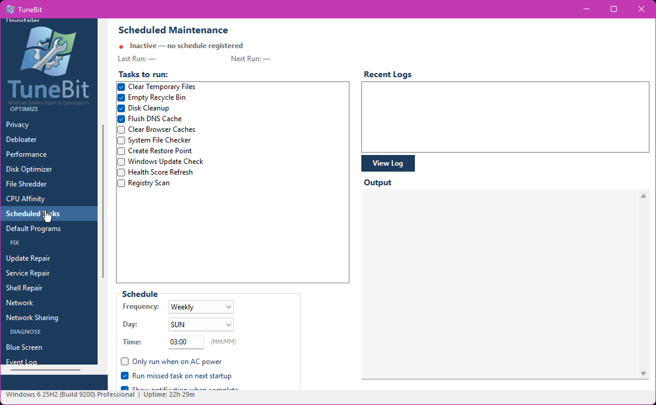 Scheduled Tasks